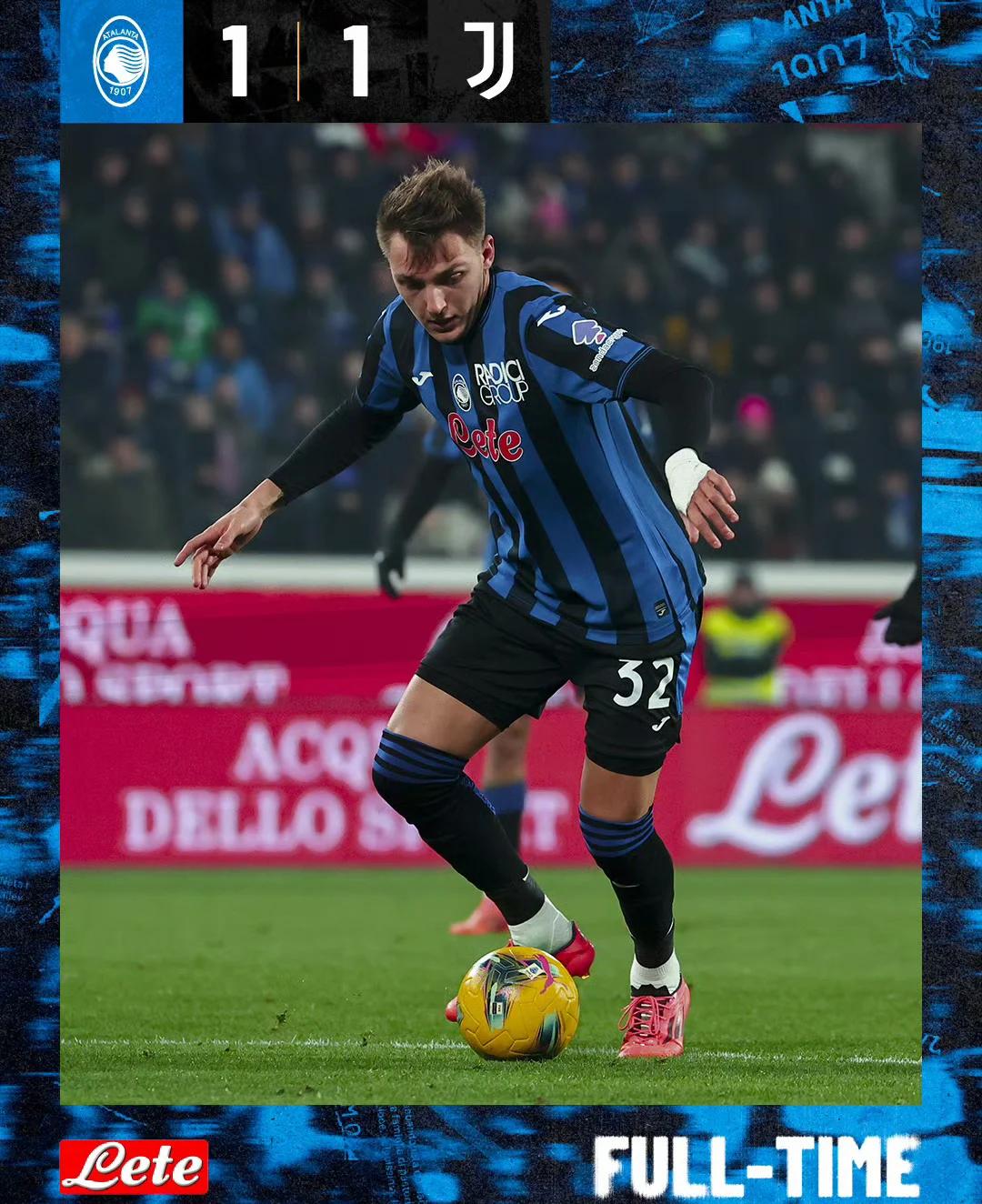 真尤文图斯客场逼平，连续不败