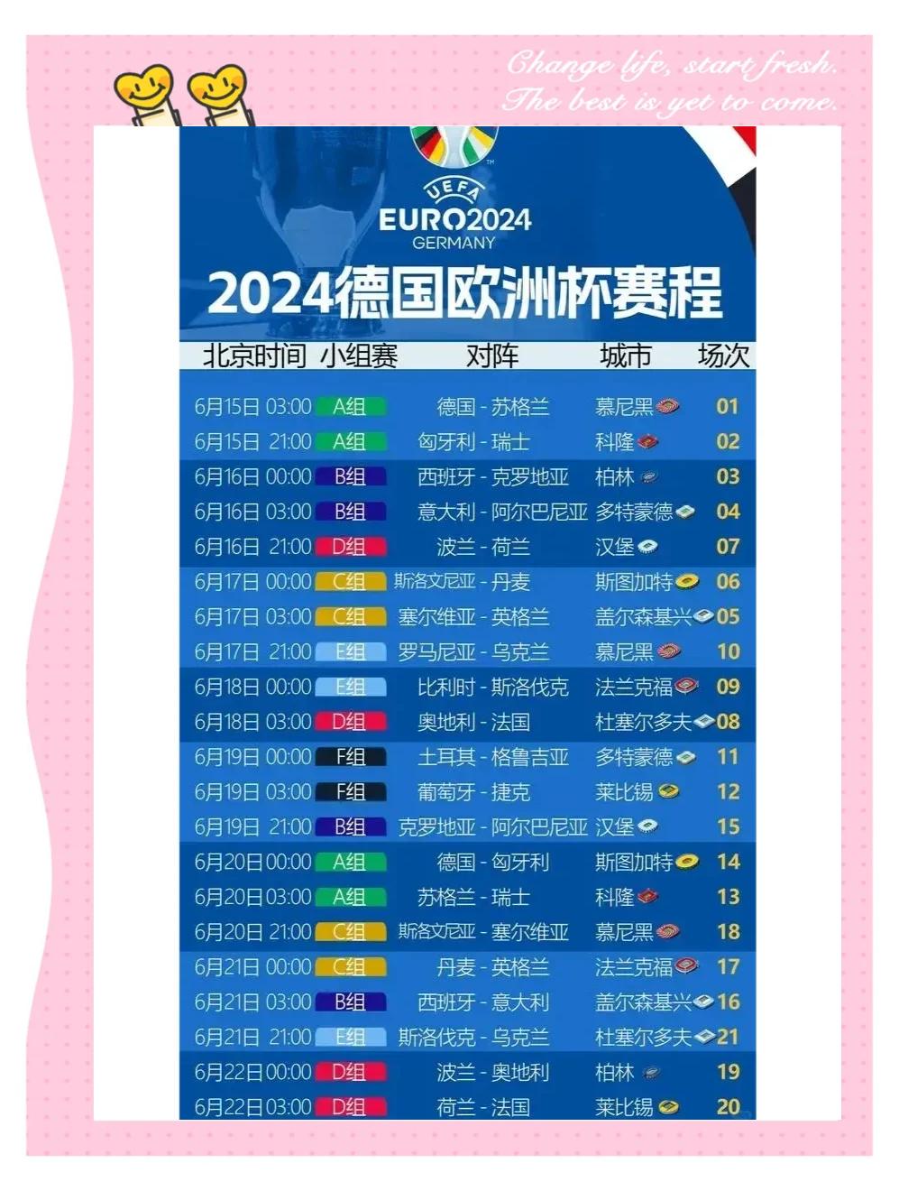 欧洲杯赛程调整，新赛季将有何变化？